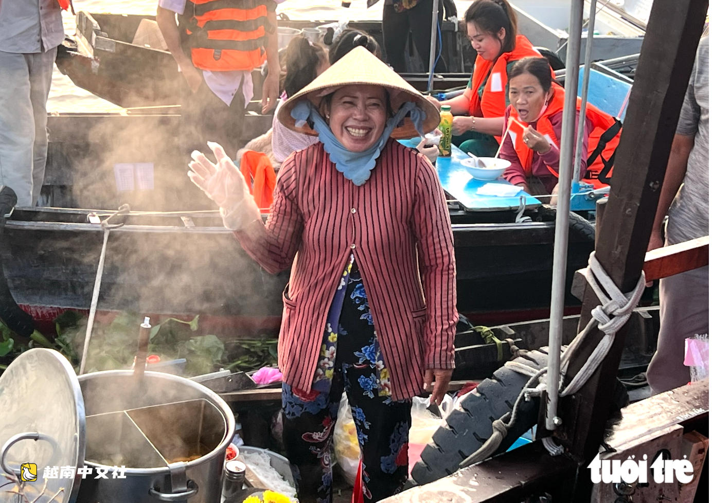 越南芹苴丐冷水上市場需有美味、便利、具地方特色且適合遊客的美食