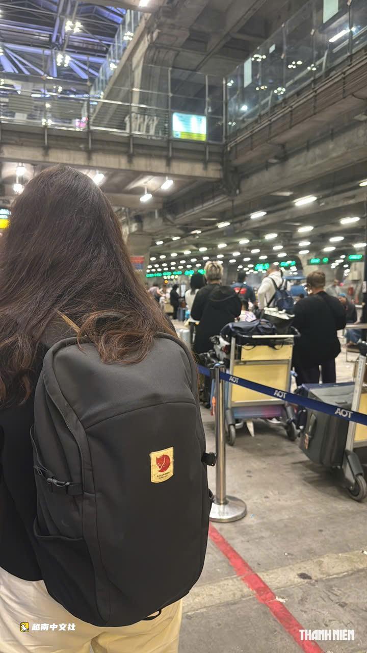 越南乘客艱難趕往機場,行李滯留曼谷