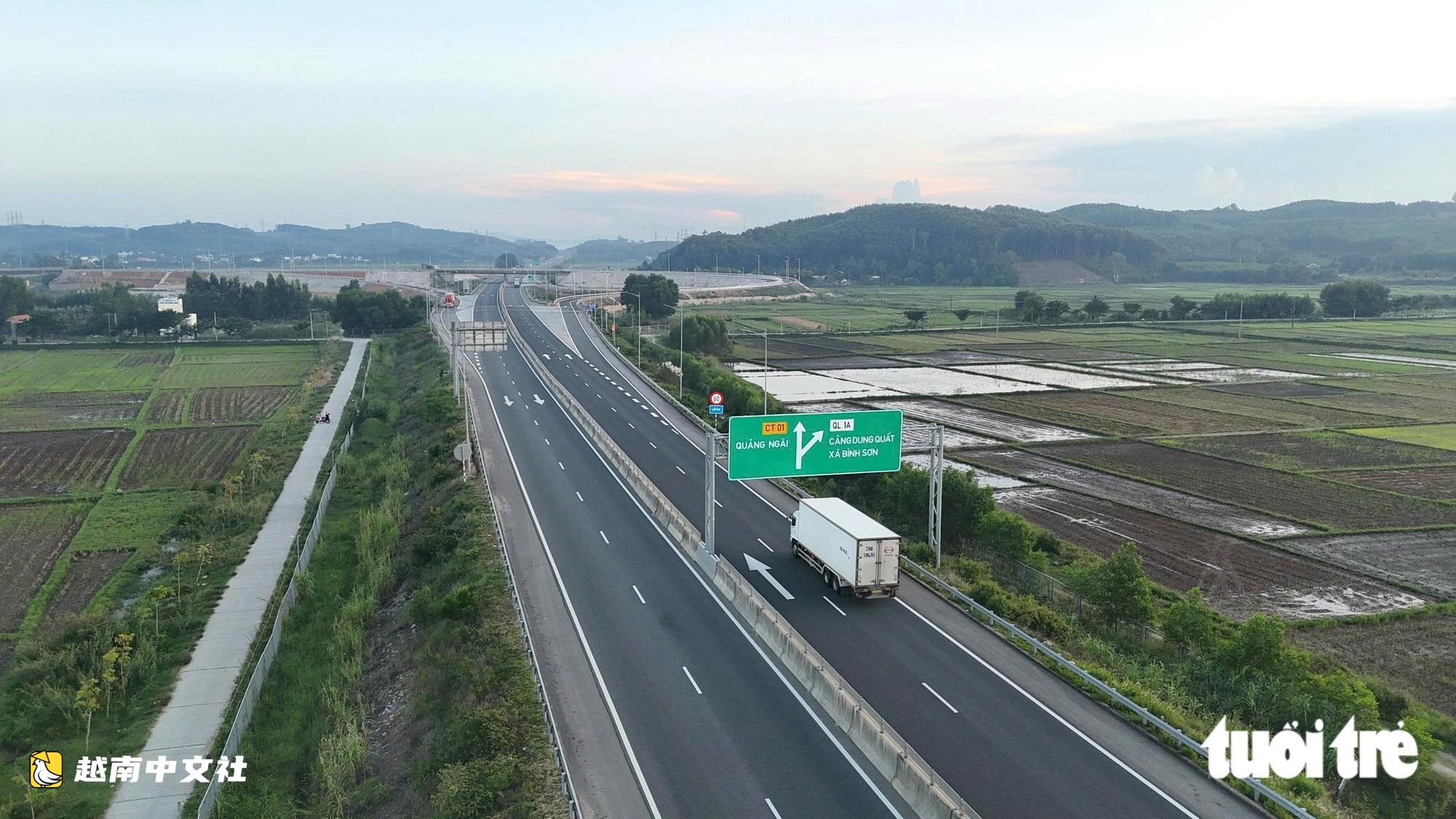 越南峴港-廣義高速公路最後一個立交正式通車