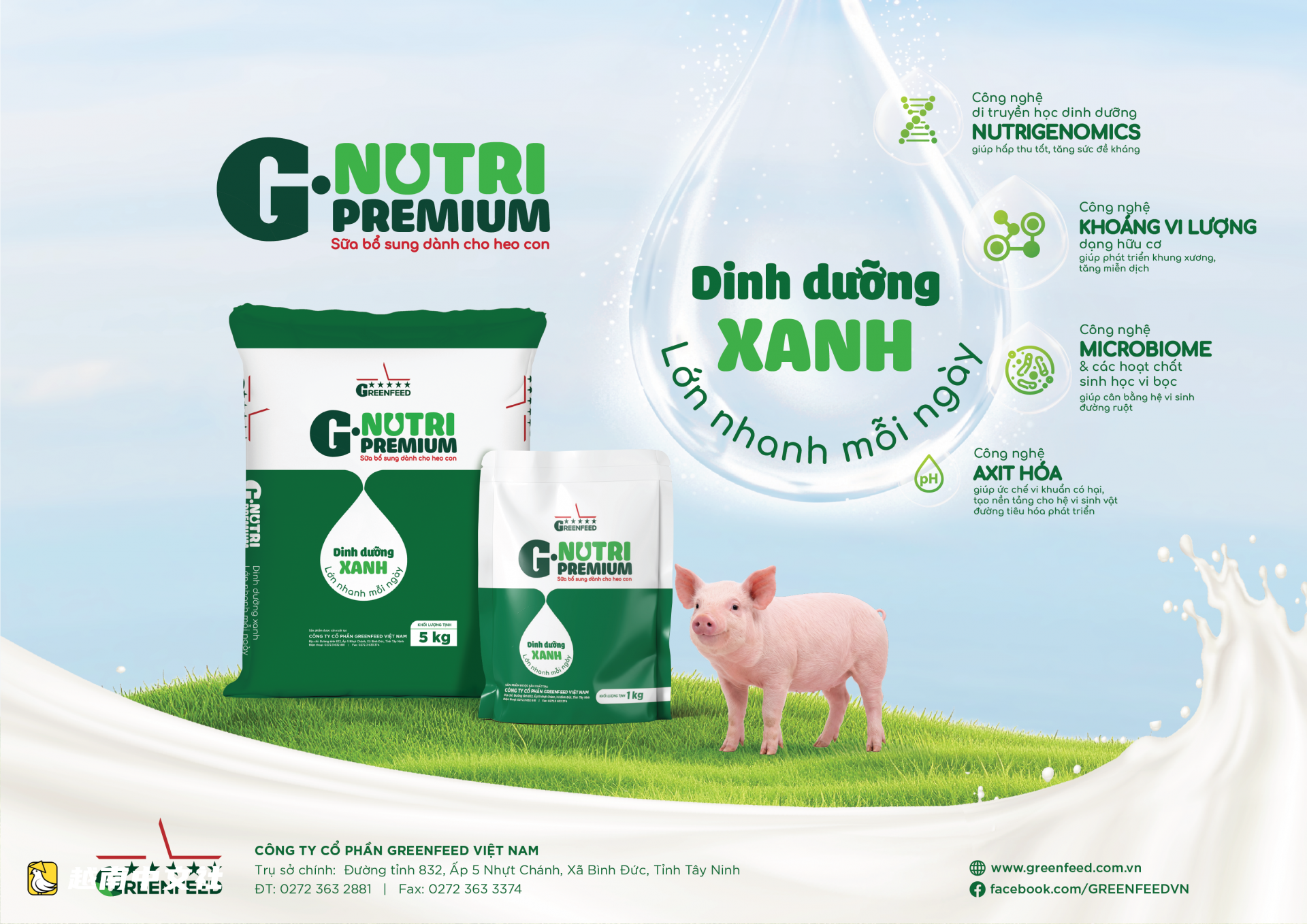 越南Greenfeed推出仔豬早期營養解決方案