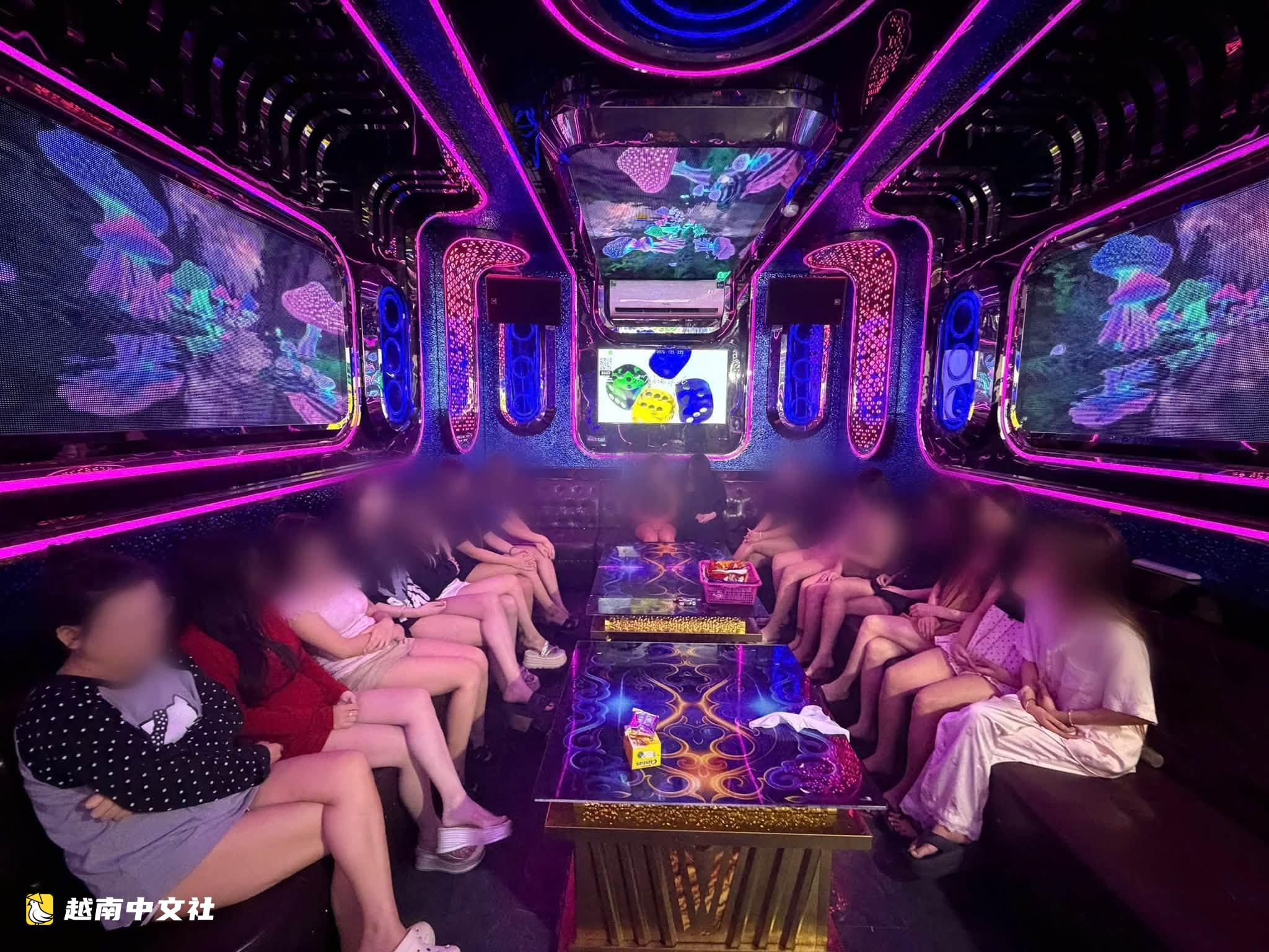 越南公安解救46名卡拉OK女服務員,其中有多名未成年女孩