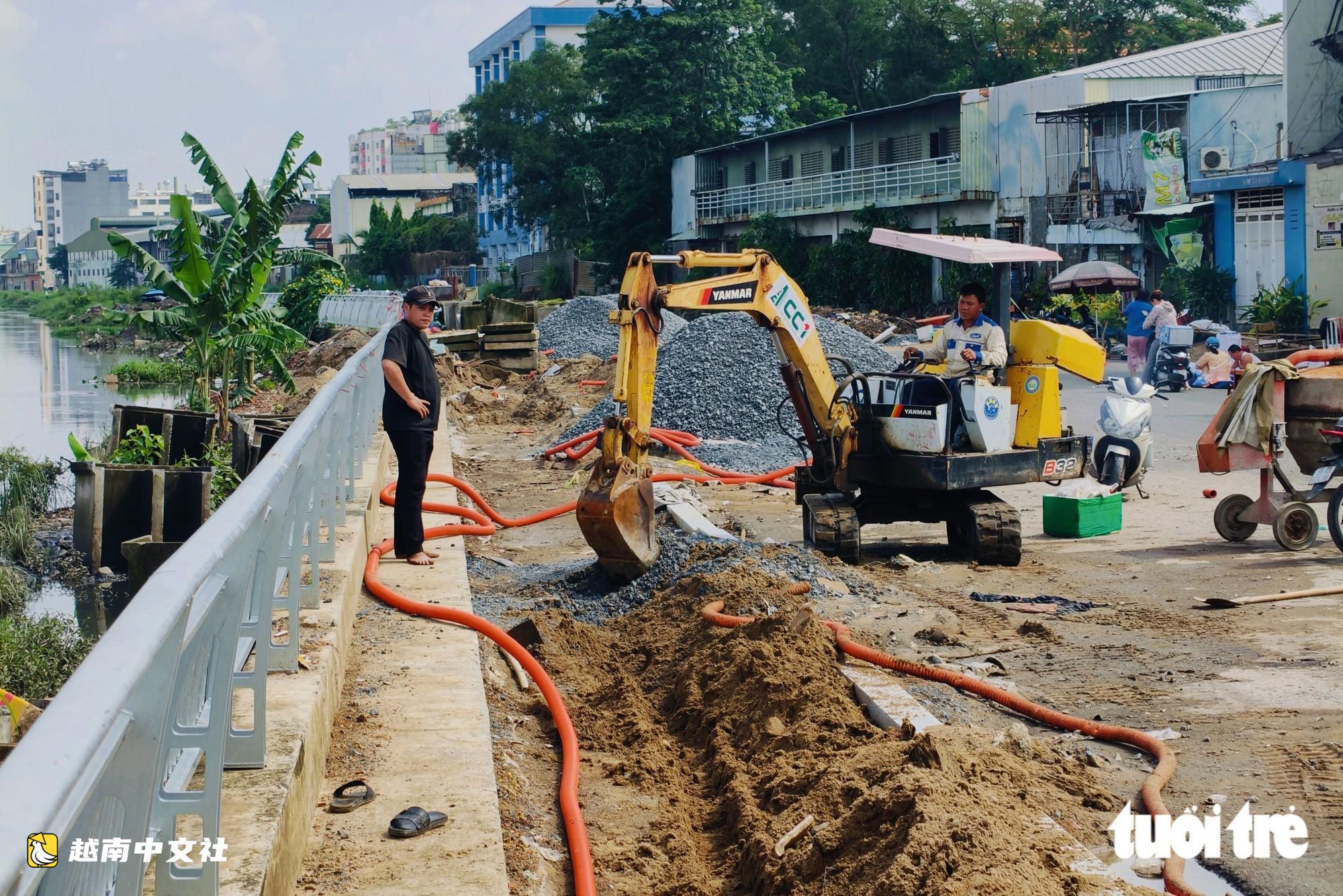 越南胡志明市潘輝益街嚴重積水異常,已找到原因並集中處理
