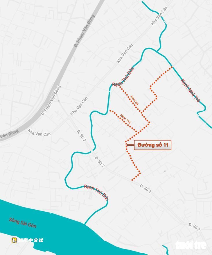 越南守德坊11號路居民區為何嚴重積水?