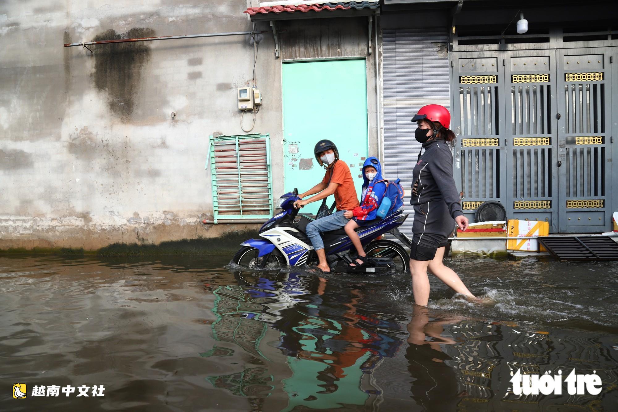 越南新永祿鄉回應新科技路多條巷子積水一週問題