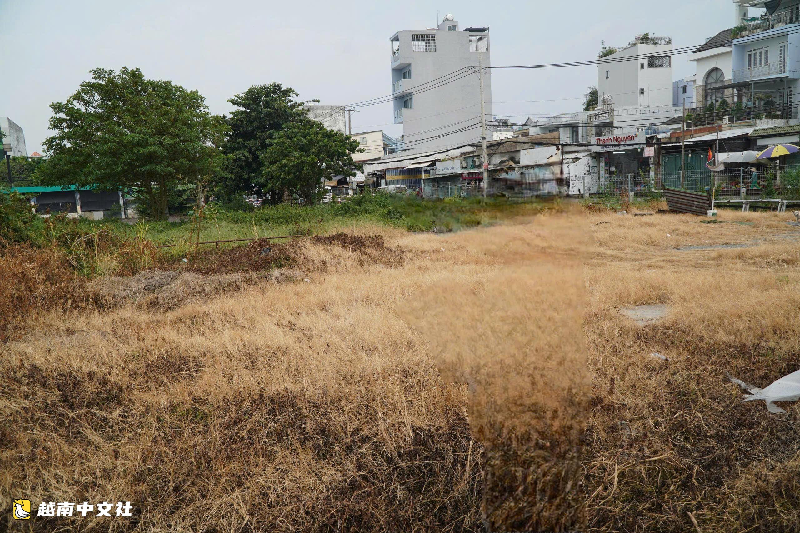 越南胡志明市平治東坊中心區11戶家庭6500平方米土地因規劃困阻荒廢20年