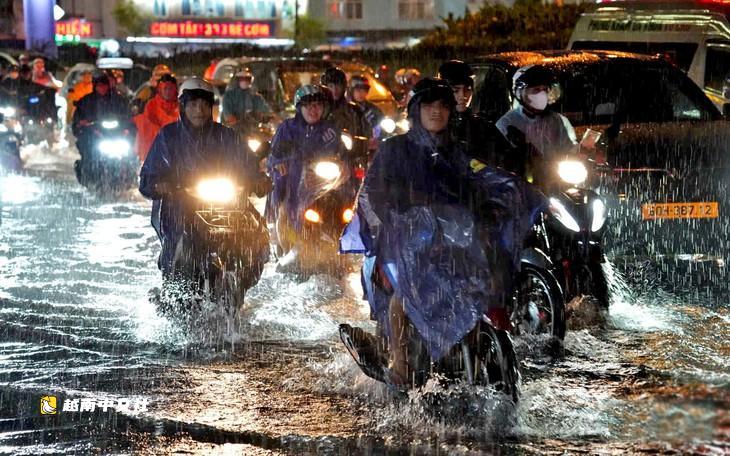 越南胡志明市因大雨和漲潮出現122個積水點名單