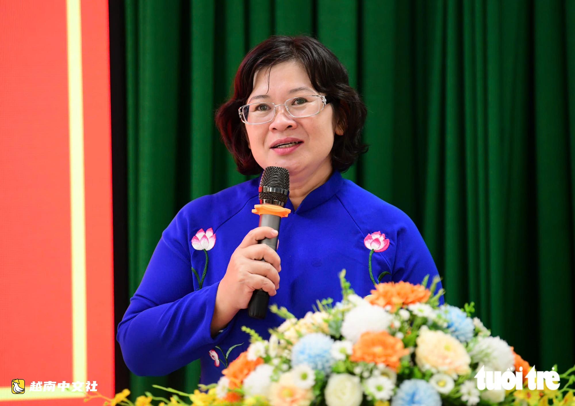 阮氏日恆女士出任胡志明市幹部學院院長