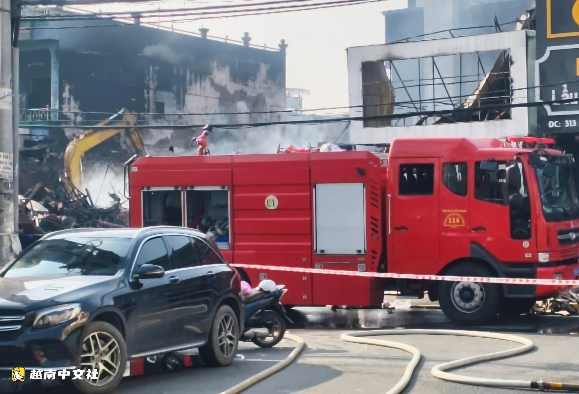胡志明市一摩托車店火災致一人死亡