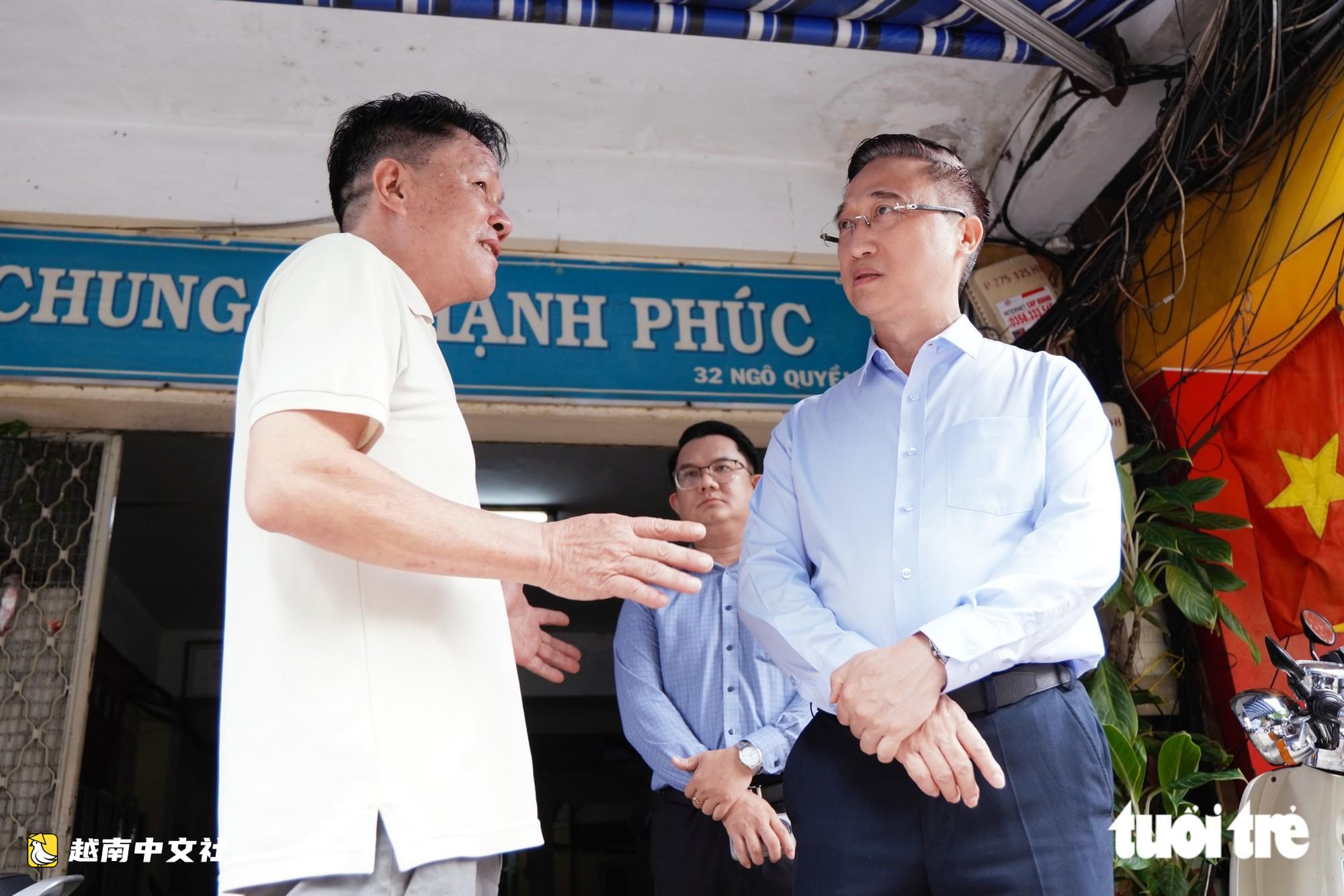 副書記鄧明通:將舊公寓改造與城市整治、胡志明市總體規劃相結合