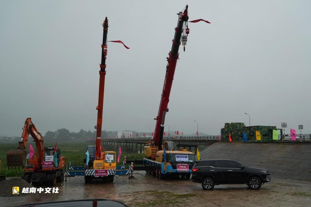 越南廣義省動工興建近2.2萬億越盾的茶曲河大橋 重現水車岸景觀