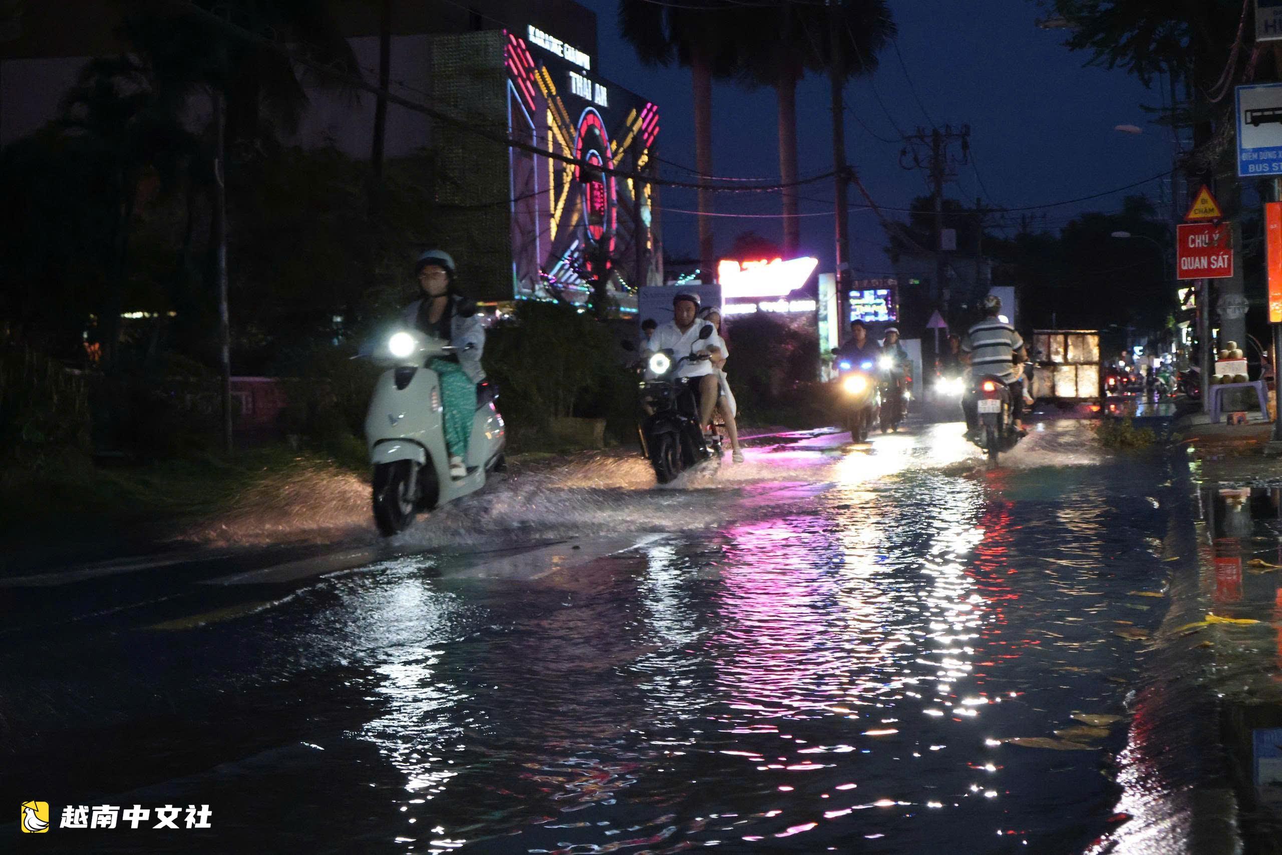 越南胡志明市多地潮水再度上漲,哪些路段需要避開?
