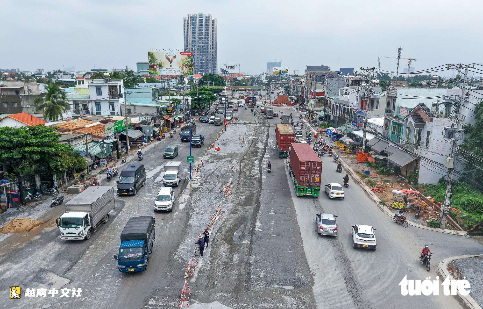 越南13號國道途經舊平陽路段擴建逾4年後最新面貌近觀