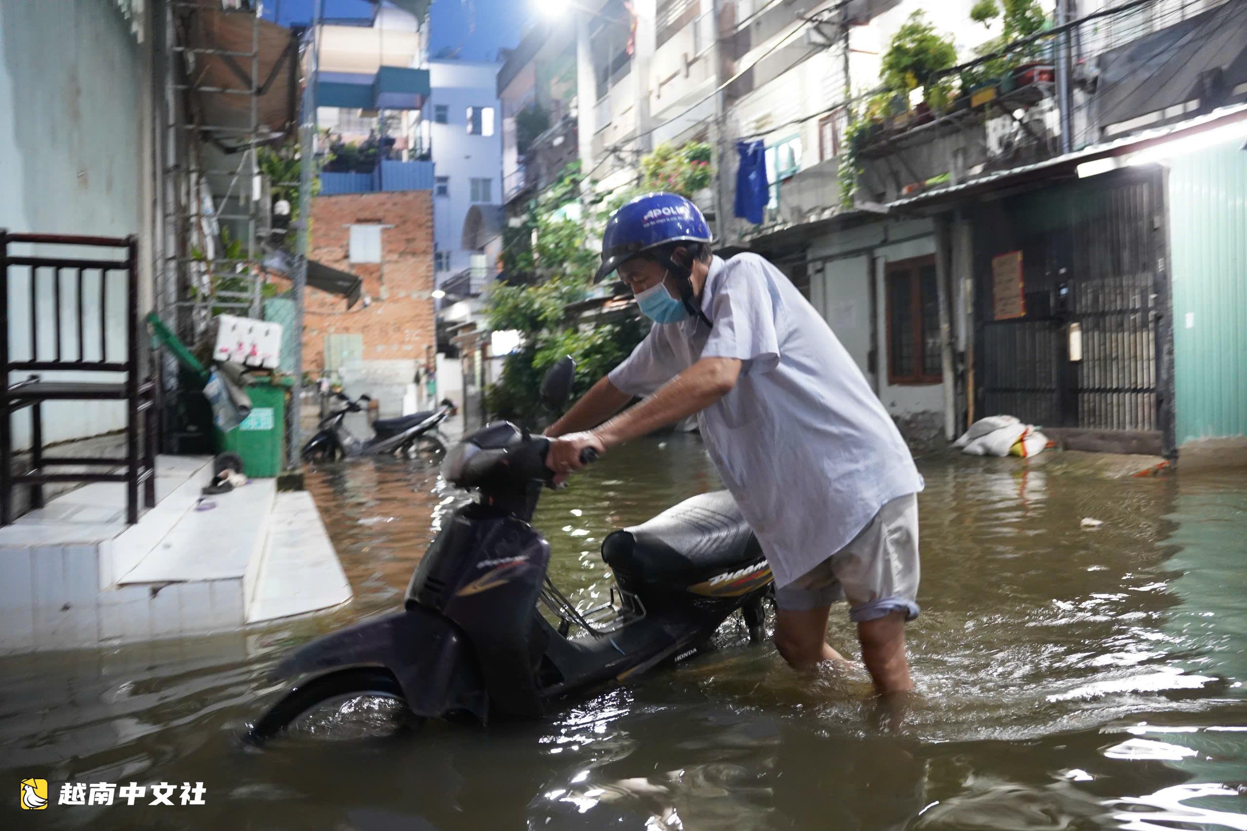 越南胡志明市多地潮水再度上漲,哪些路段需要避開?
