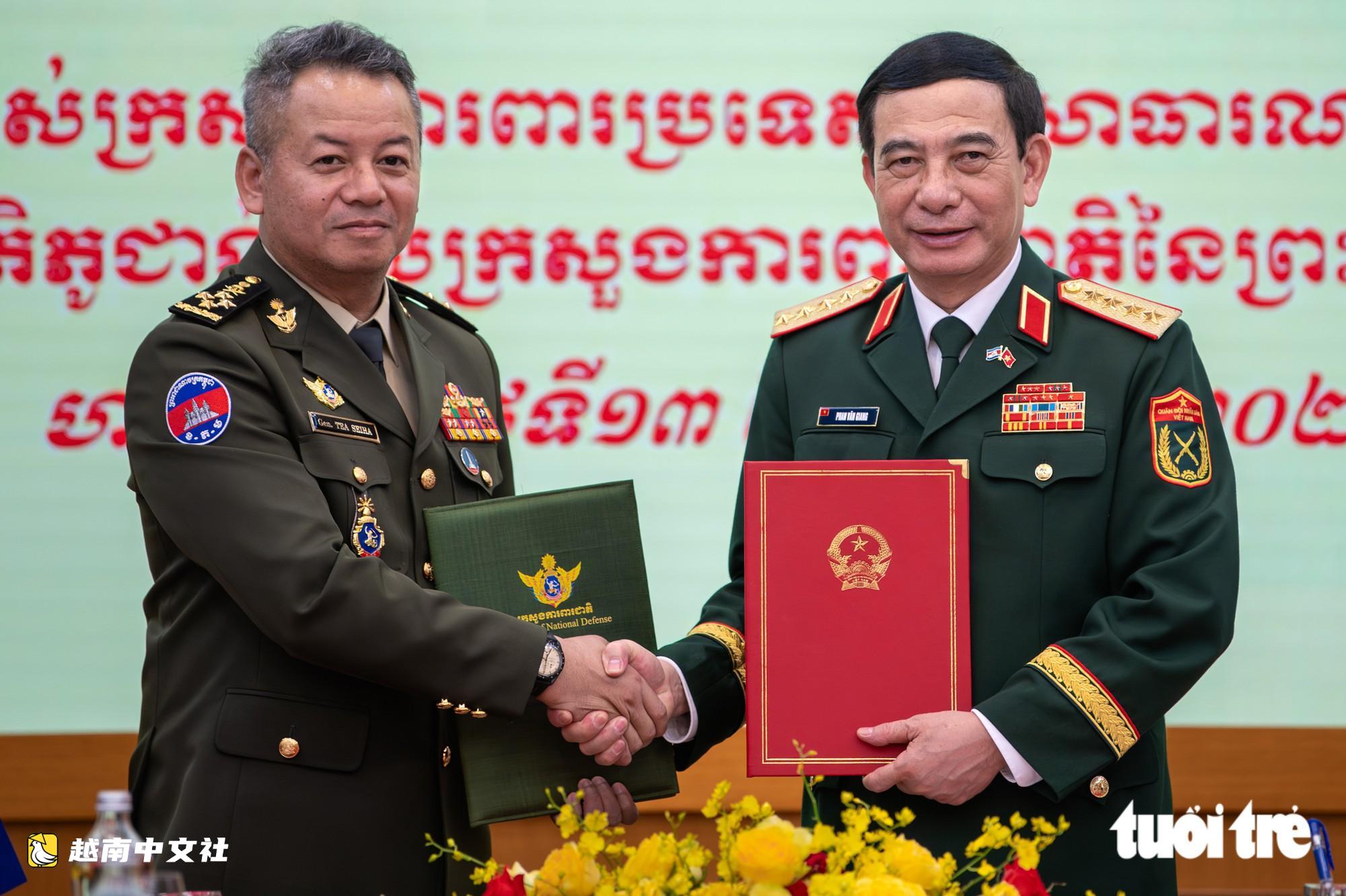 越南 - 柬埔寨簽署2027年國防合作計劃