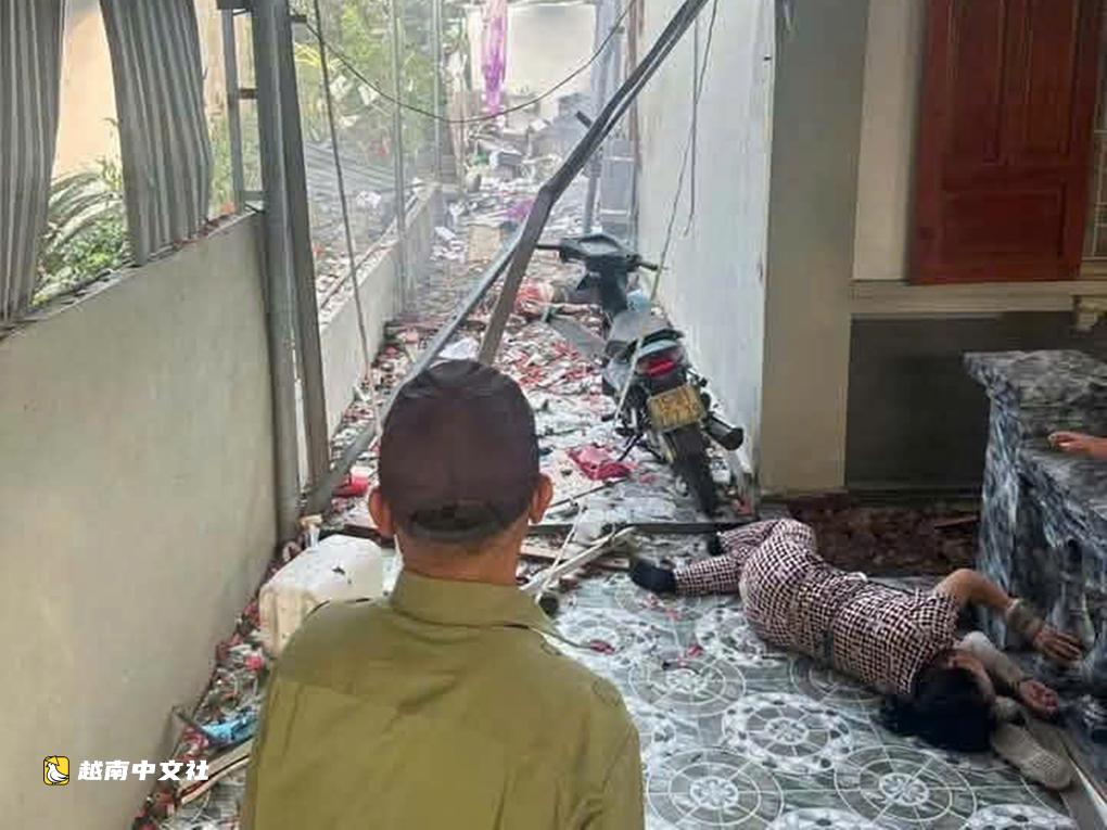 越南海防疑發生自制爆竹爆炸,一人死亡