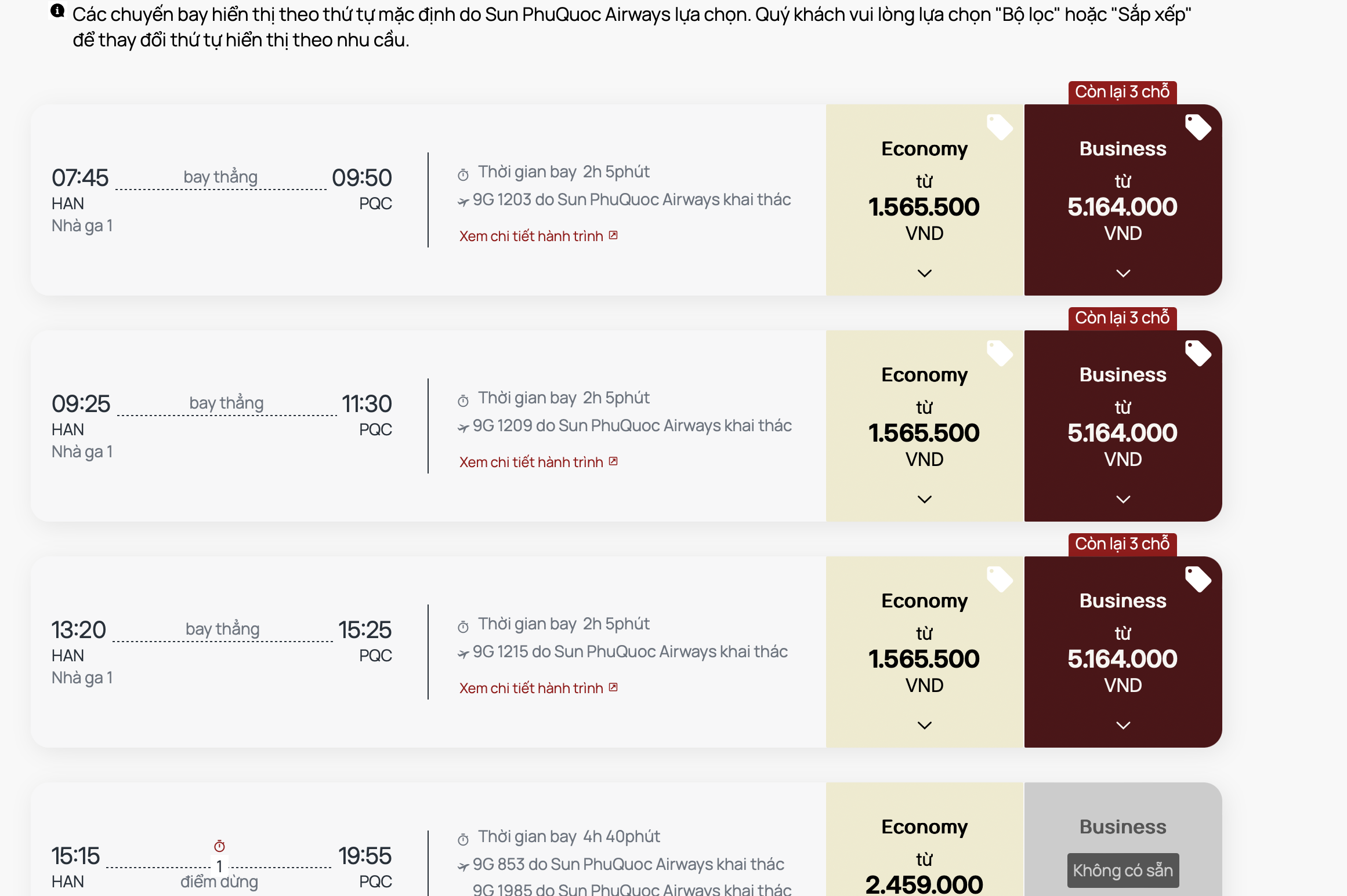 Sun PhuQuoc Airways 首次 '放票'，与 Vietnam Airlines、Vietjet 有何不同？