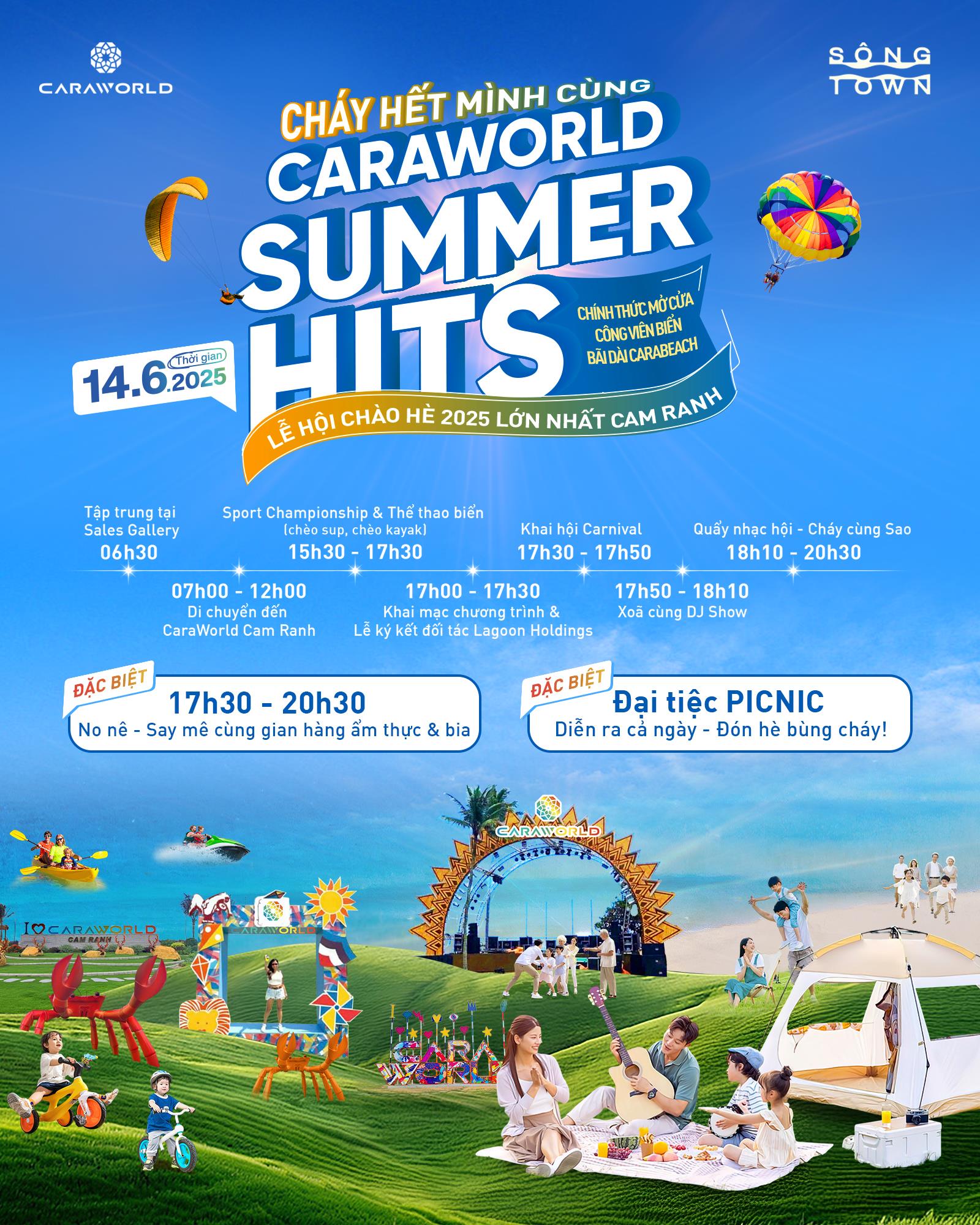 金兰最大的迎夏节，CaraWorld海滨公园正式开放