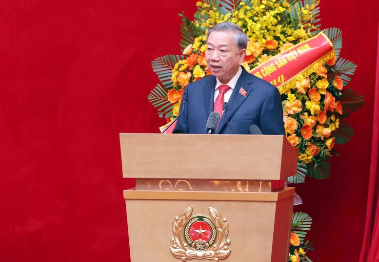 苏林总书记在公安部中央第八次党代表大会上的指导讲话
