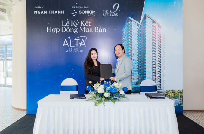 SonKim Land 签署购买 The 9 Stellars 中 Alta Height 公寓的合同