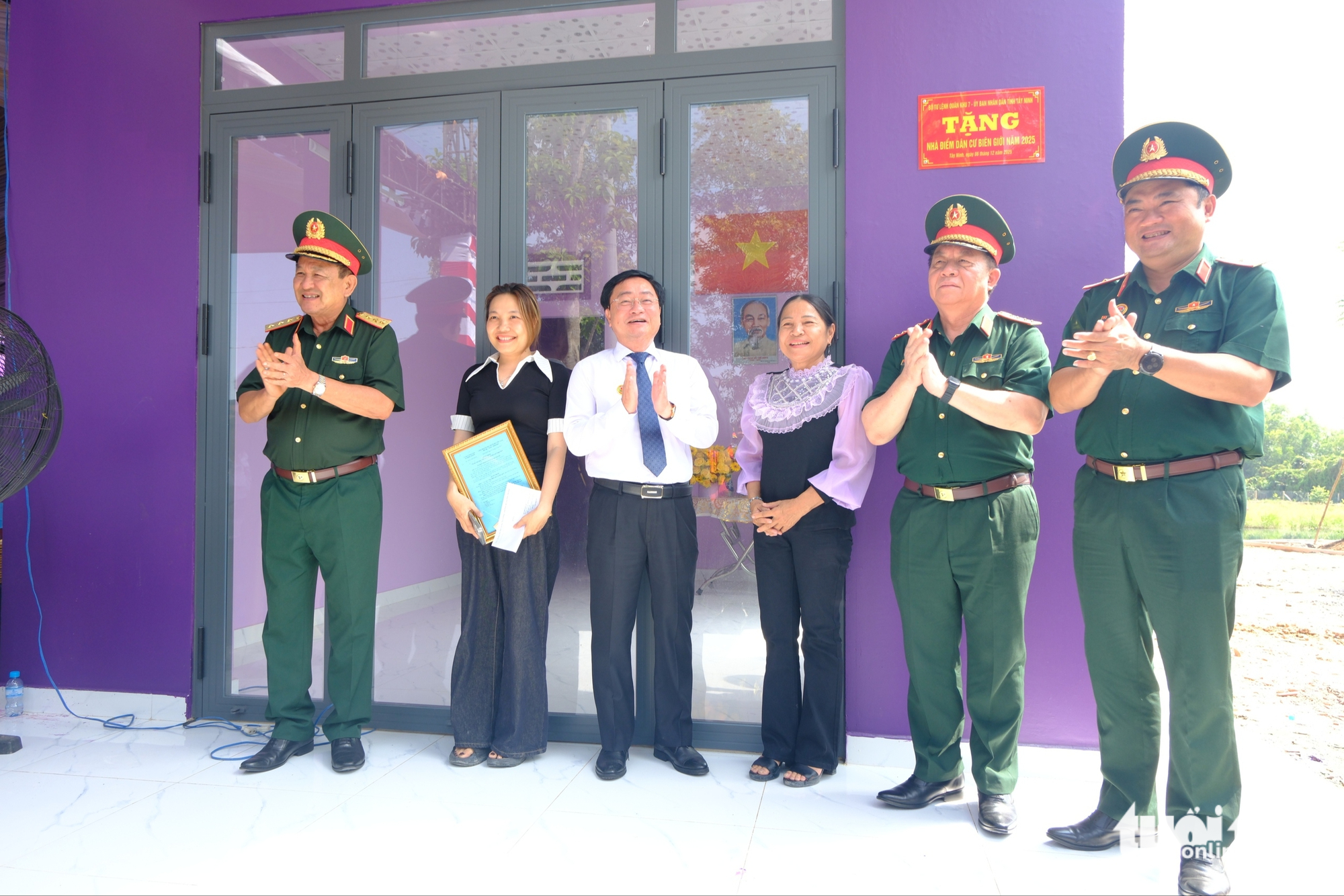 庆祝第七军区成立80周年之际，69栋边境房屋竣工