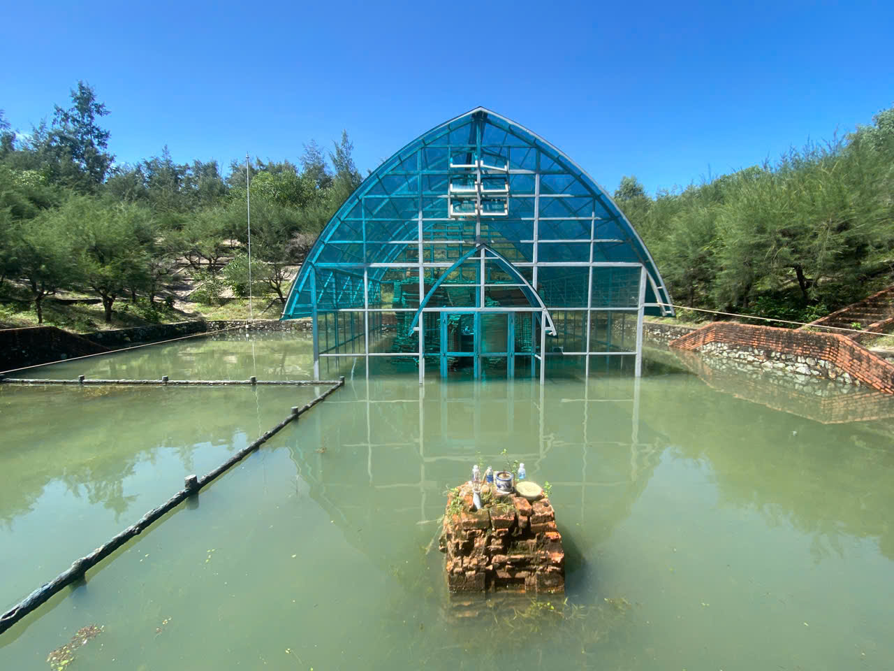 千年古占婆塔曾创世界纪录，现遭严重洪水淹没