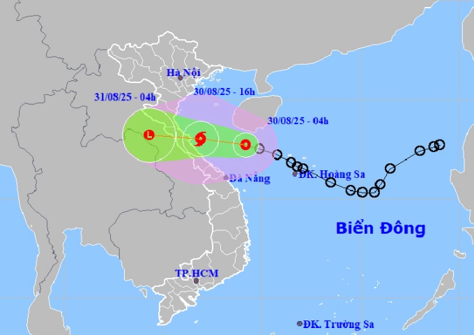 热带低压增强为台风，给中部地区带来降雨