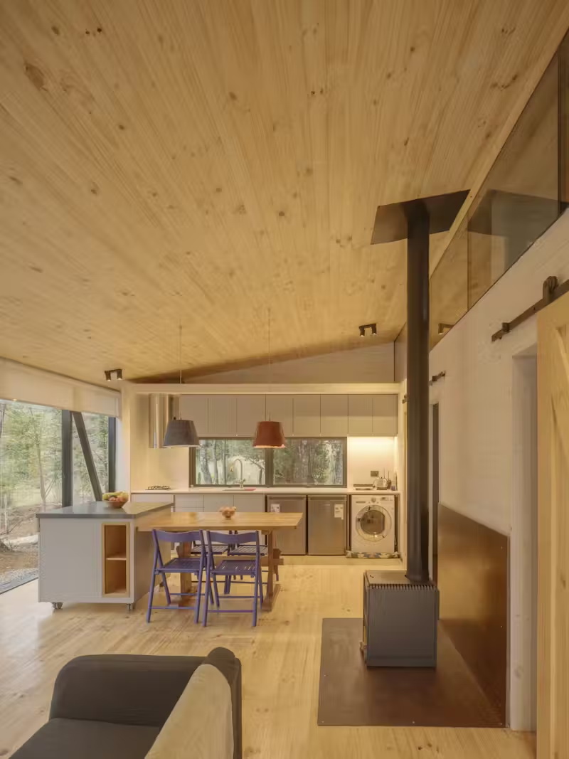 是什么让这栋56平方米的两卧室平房感觉如此宽敞？