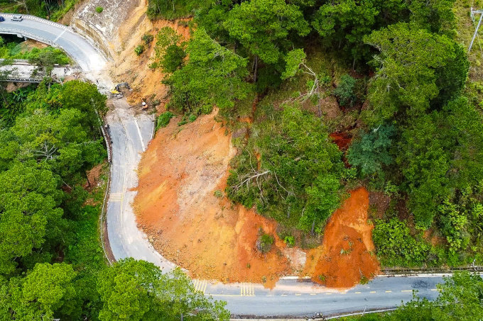 林同省宣布两条国道发生滑坡紧急情况