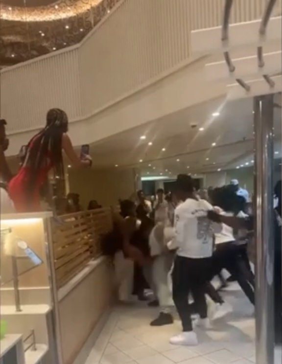 游客在超级游轮上混乱斗殴