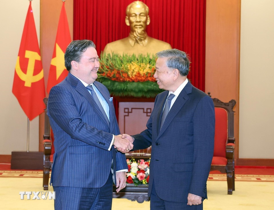 总书记苏林会见美国大使：越美关系是国际关系中的典范