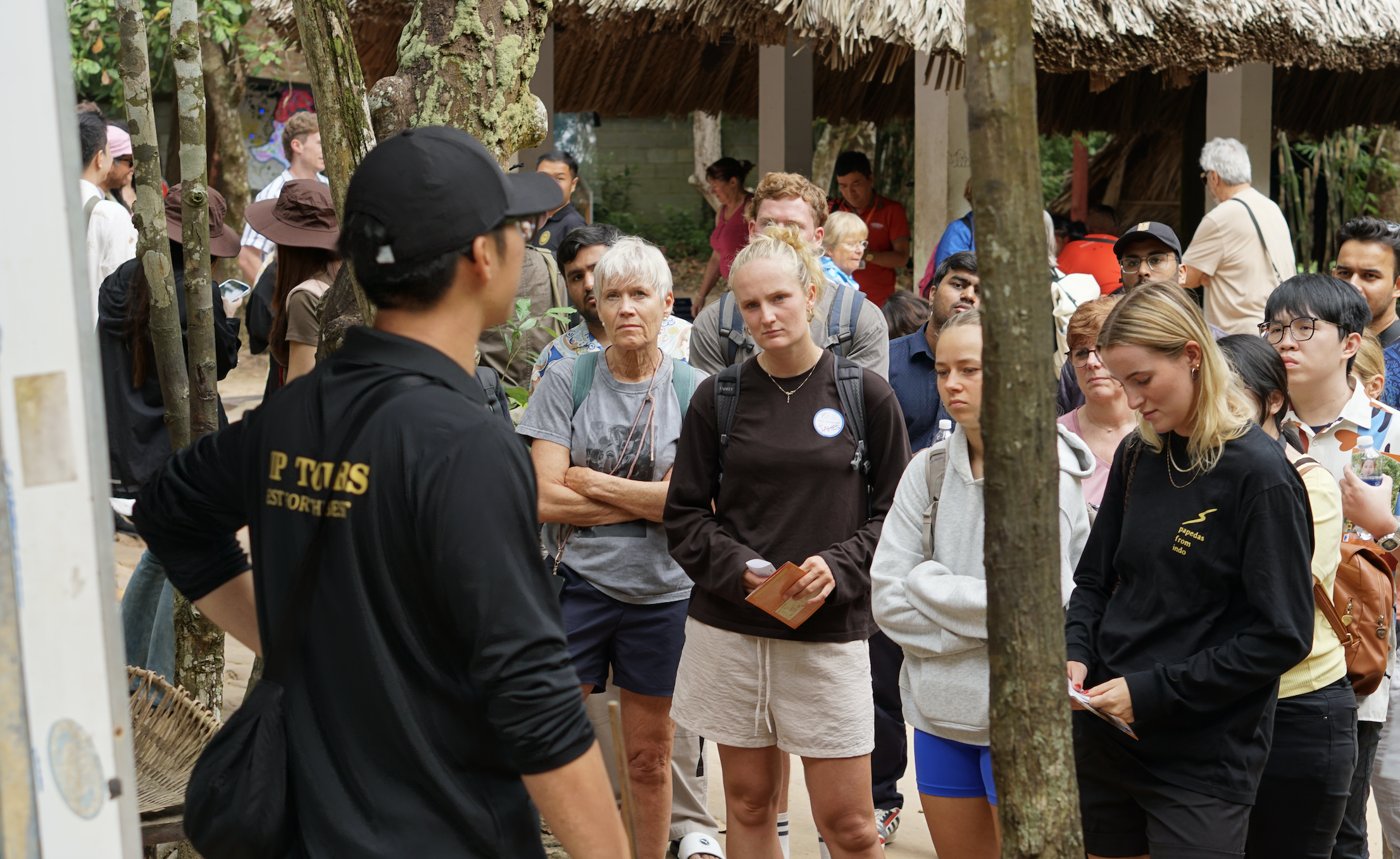 古芝地道吸引西方游客