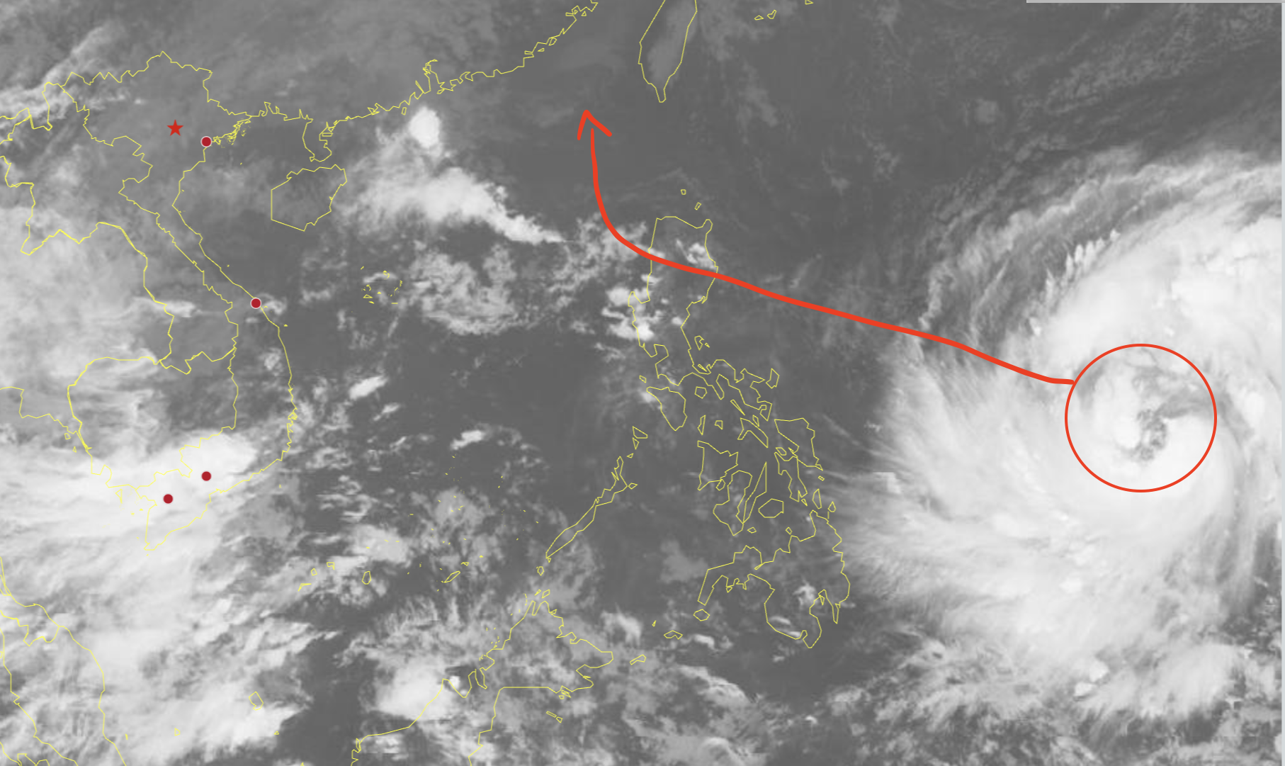凤凰台风可能进入南海，成为第14号台风