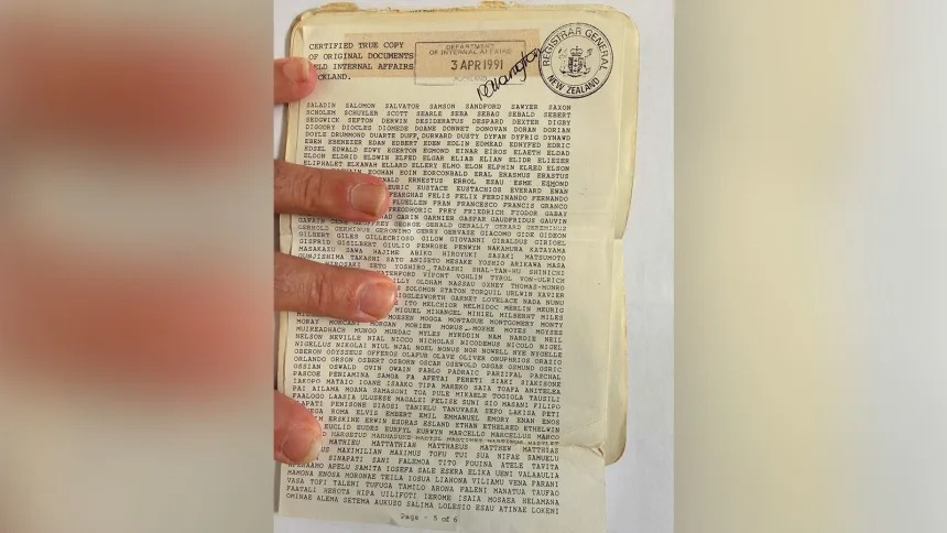 世界上名字最长的人，读完需要20分钟