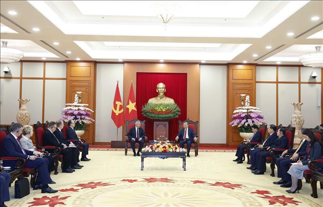 苏林总书记接见俄罗斯安全委员会秘书，推动双边关系迈向新高度