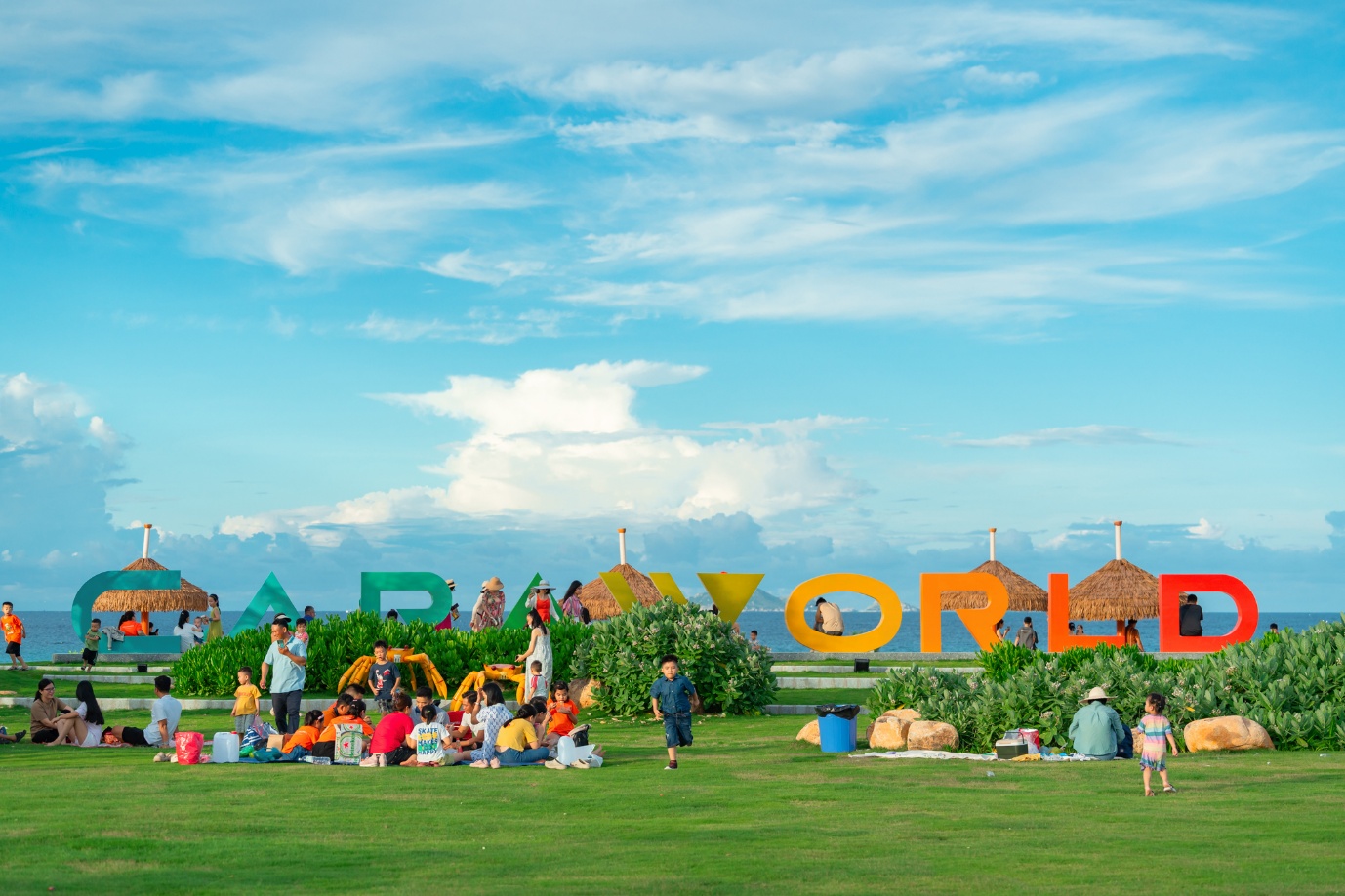 金兰最大的迎夏节，CaraWorld海滨公园正式开放