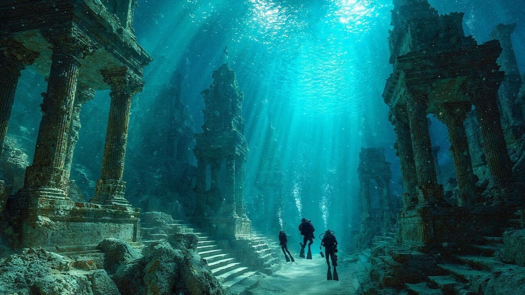 神秘的海底6000年古城