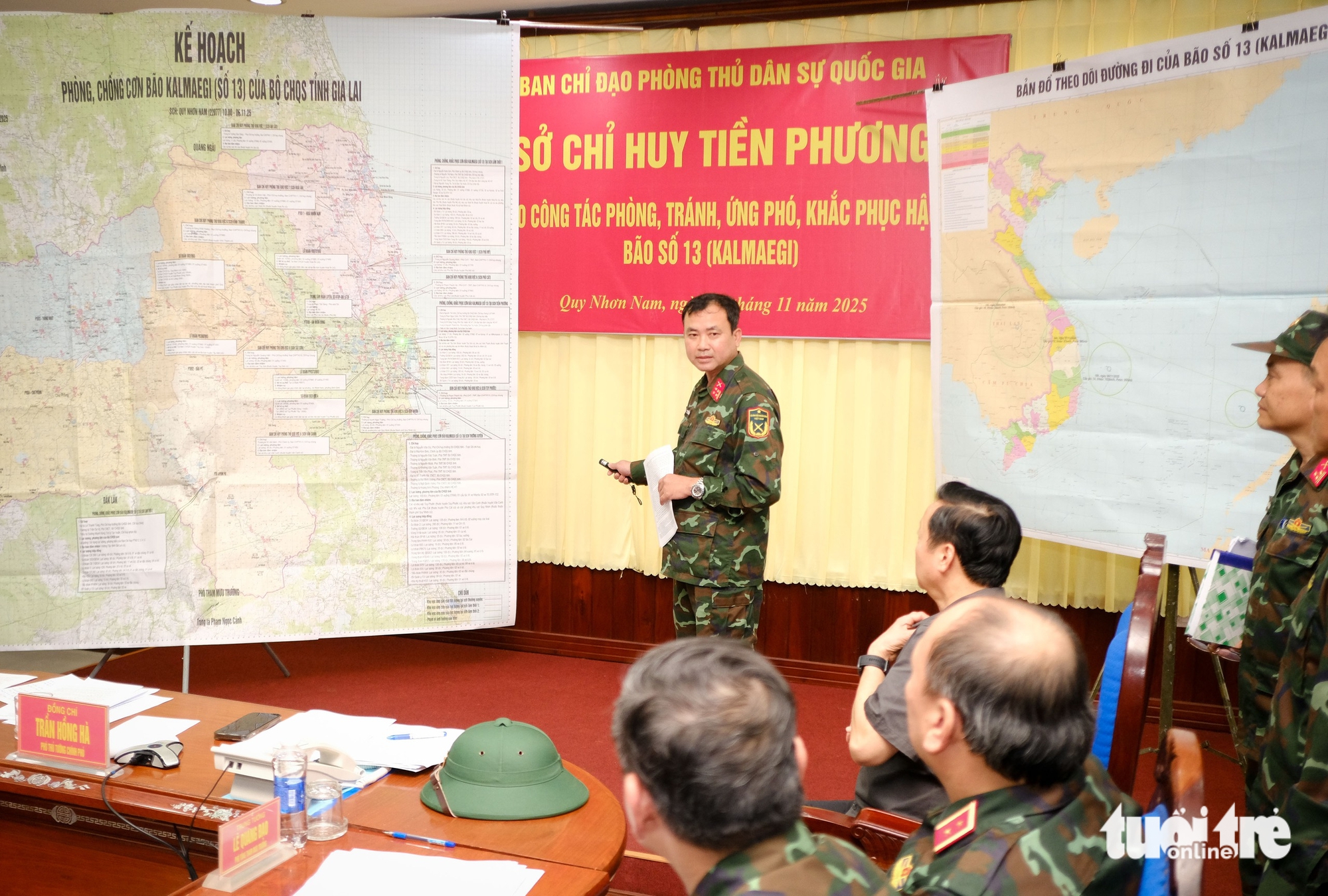 副总理陈红河在嘉莱省直接检查抗击台风卡尔梅吉