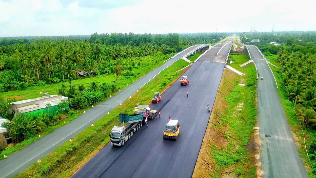 Rạch Miễu 2桥已完成95%