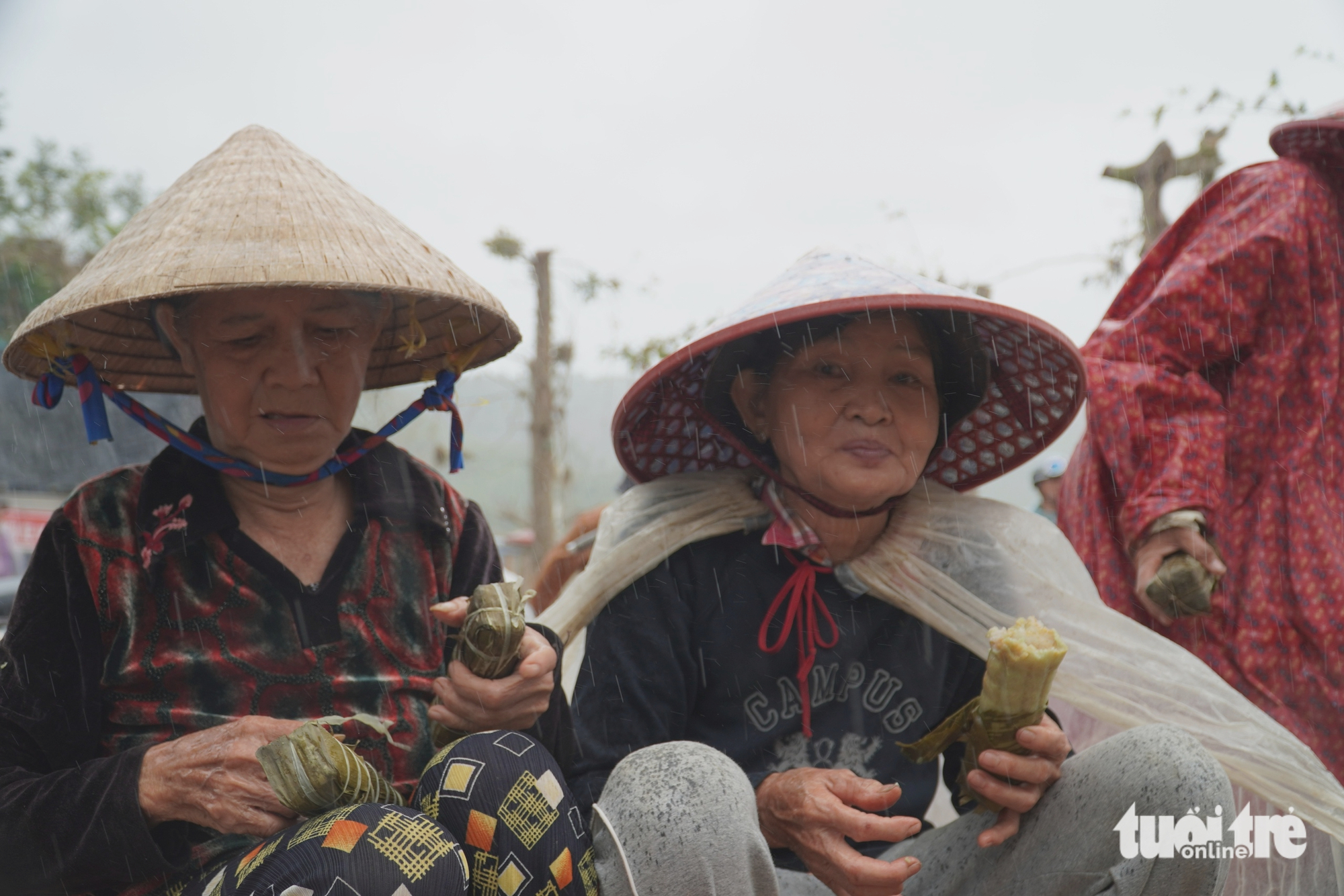情义粽子送往富安洪灾中心