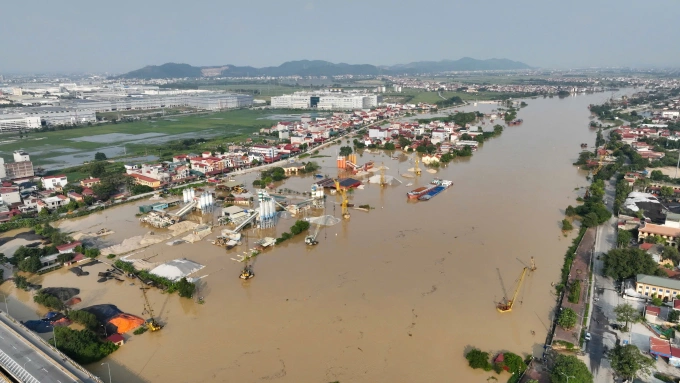 北部河流洪水继续下降，仍有64,500户房屋被淹