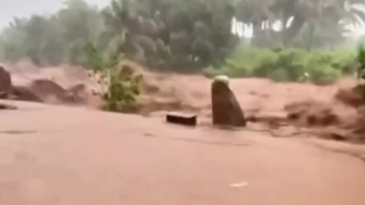 大雨导致庆和、林同发生洪水