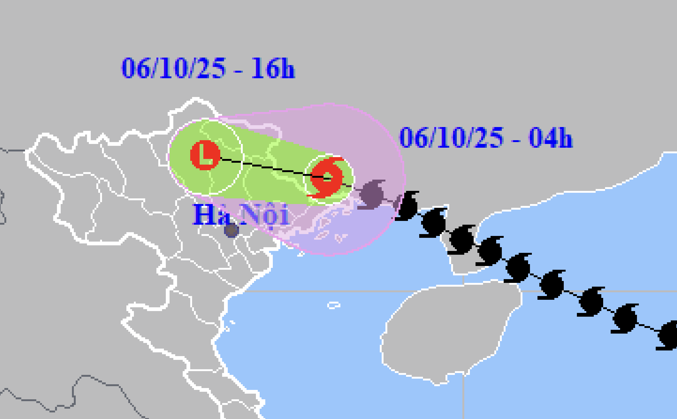 台风玛瑙登陆中国，北部今日大雨