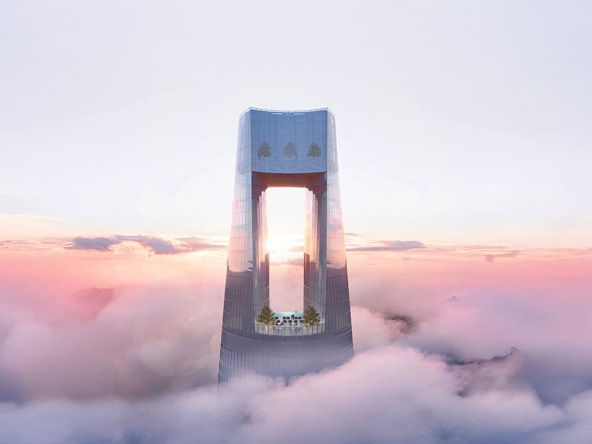 世界最高酒店内部，拥有82层