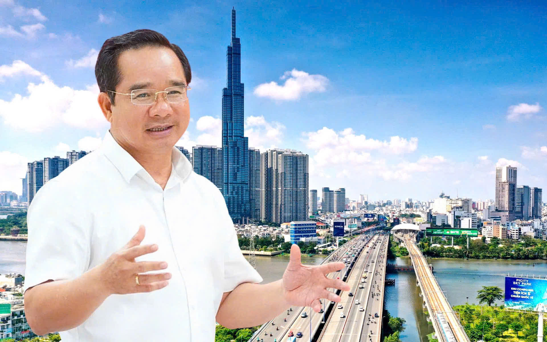 胡志明市市民期待跨海公路、沿河道路和连接机场的地铁