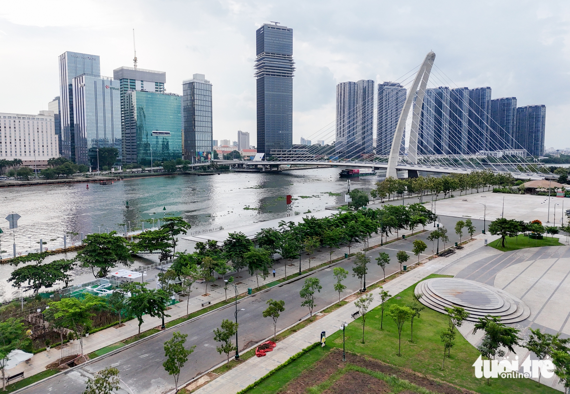 西贡河畔守添更加绚丽，新增河边创意中心