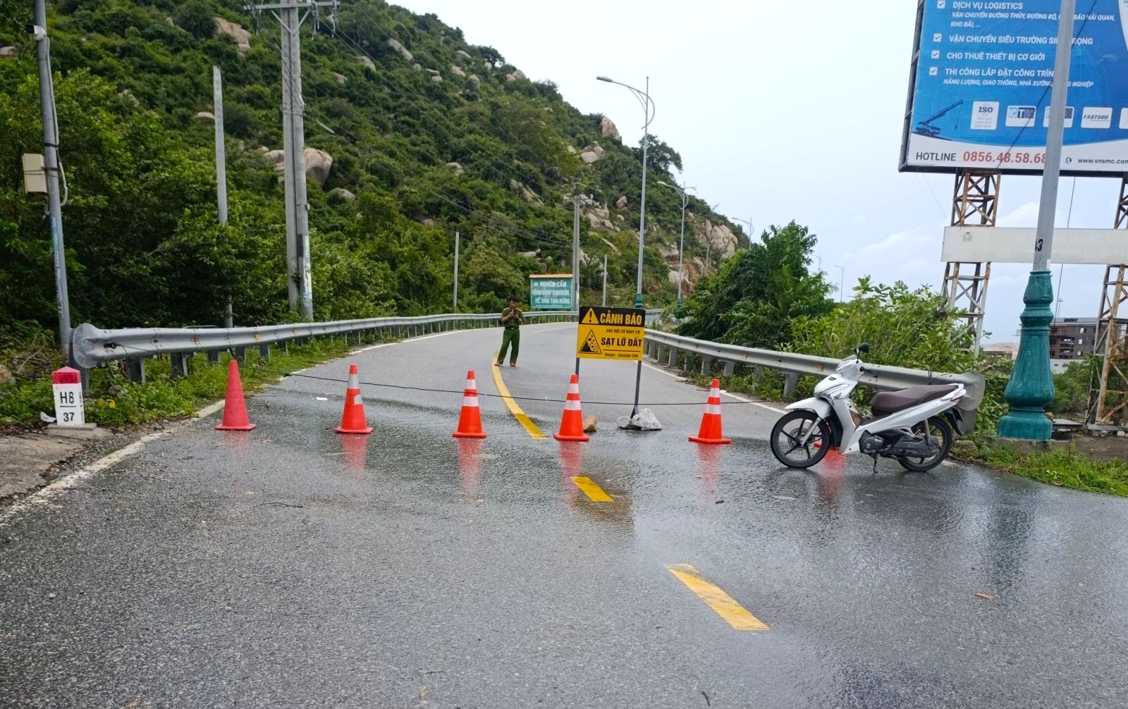 庆和省洪水逐渐退去；国道1号拥堵20公里