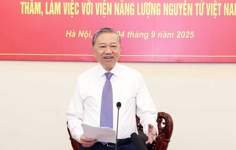 总书记苏林：发展原子能是长期、关键的战略目标