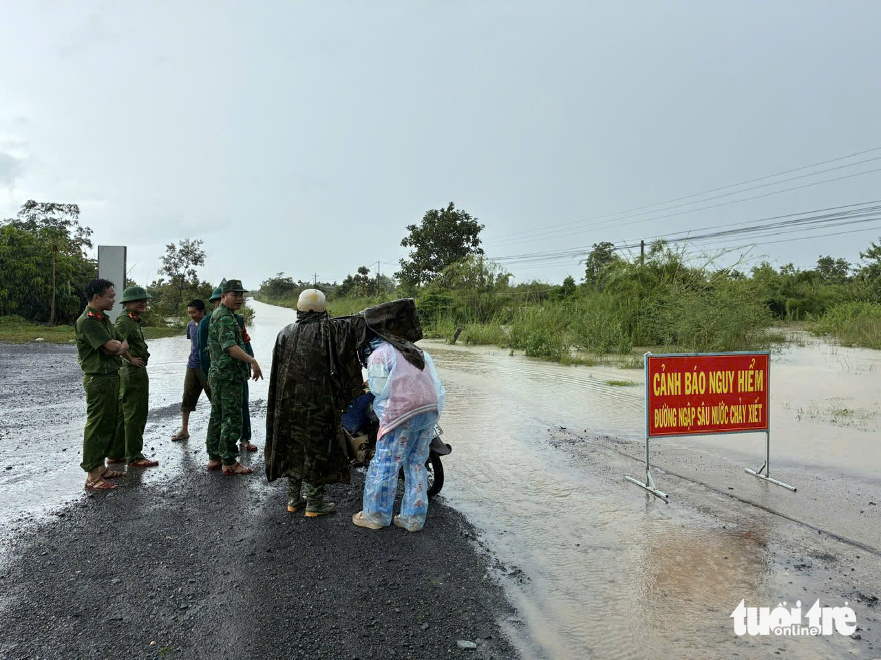 大雨持续，得乐省多处深陷洪水