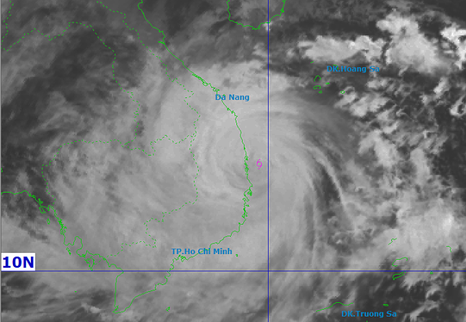卡马尔吉台风在达克拉克-嘉莱海域，强度达14级
