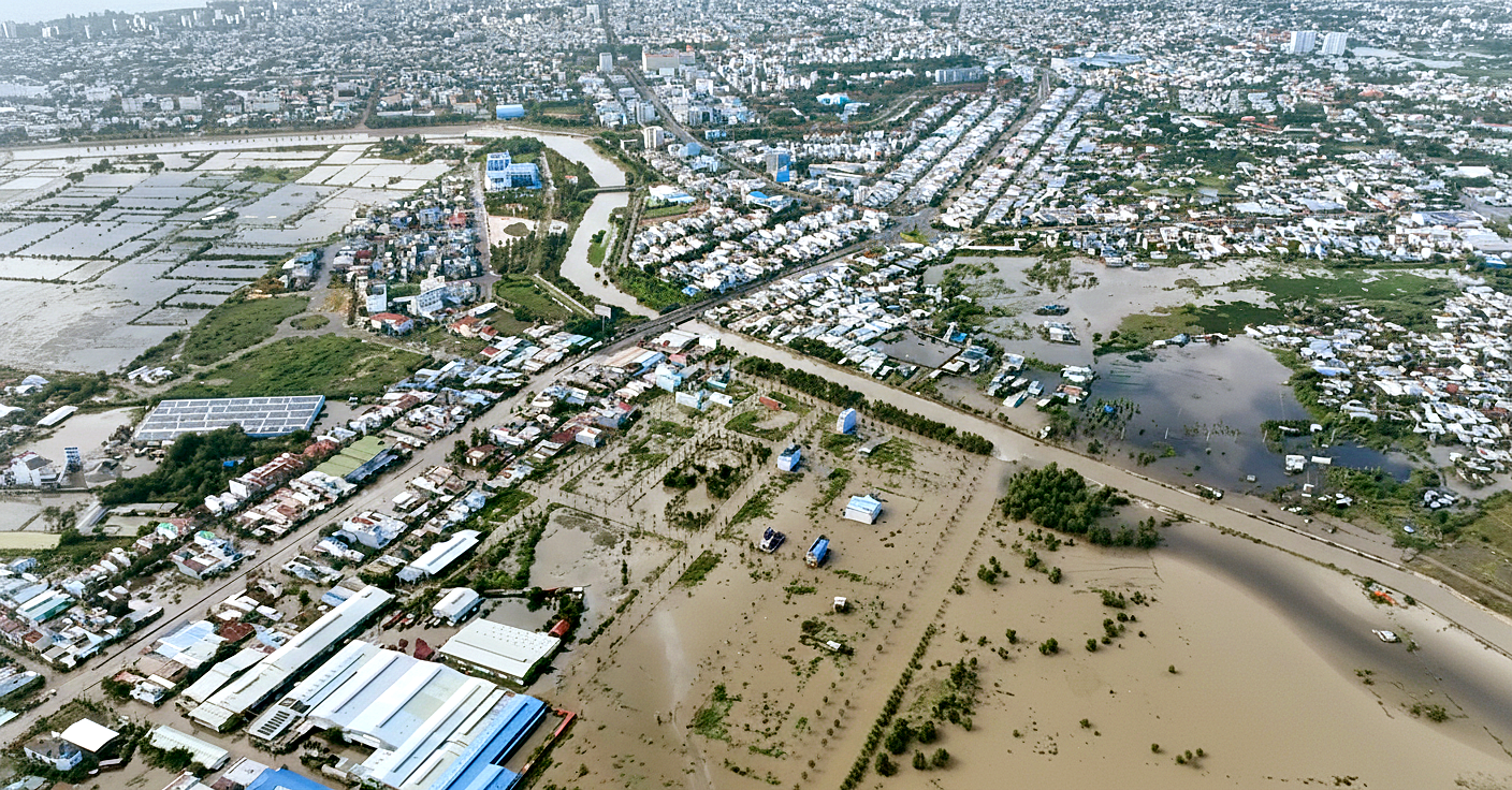 潘切下游地区历史性洪水